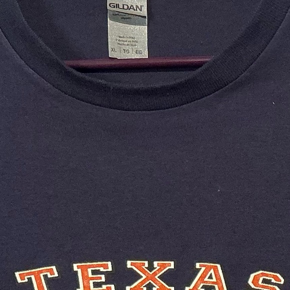 Gildan Navy Blue Texas Longhorns Tee - Picture 2 of 6